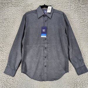 Society of Threads Shirt Mens Small Black Long Sleeve Button Up *NWT*